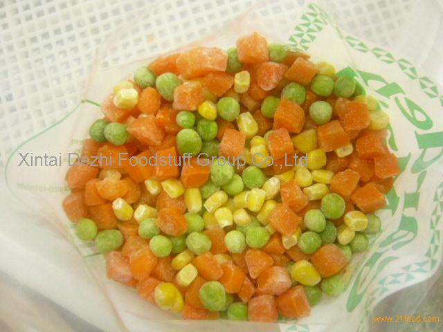 mixed veg.of green peas,sweet corn kernels and diced carrot